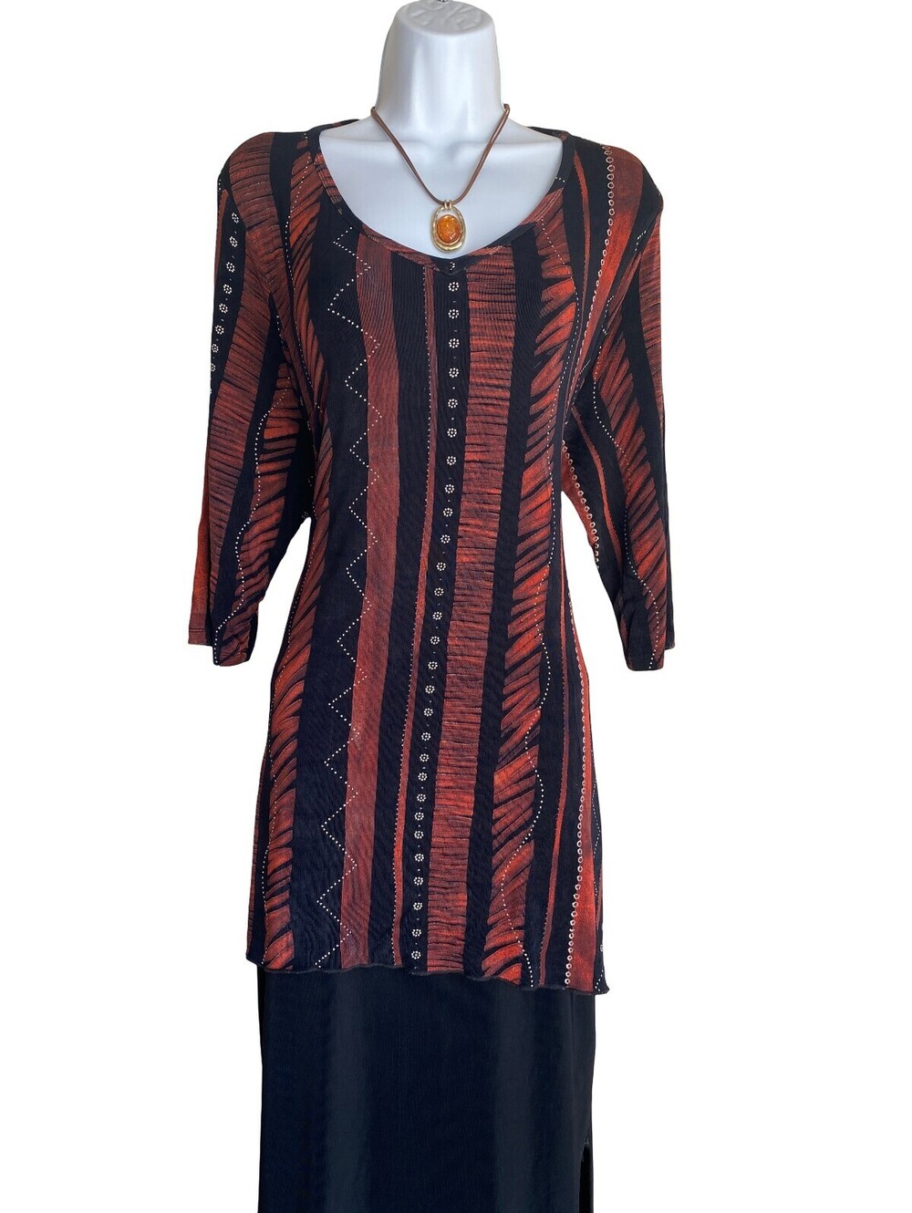 VTG Jostar Women's Size L Tunic Blouse Fall Whimsigoth Goth Dark Romance